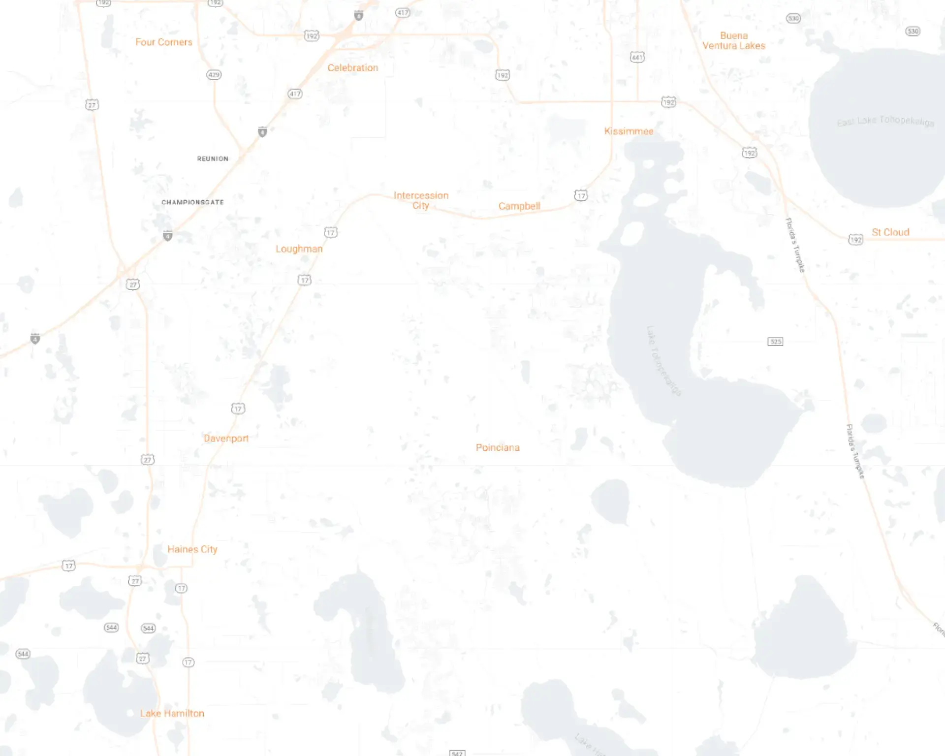 map of Kissimmee