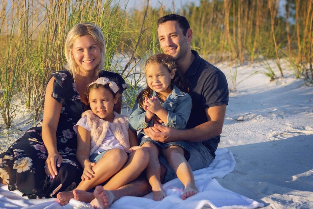 Happy Family on the Beach